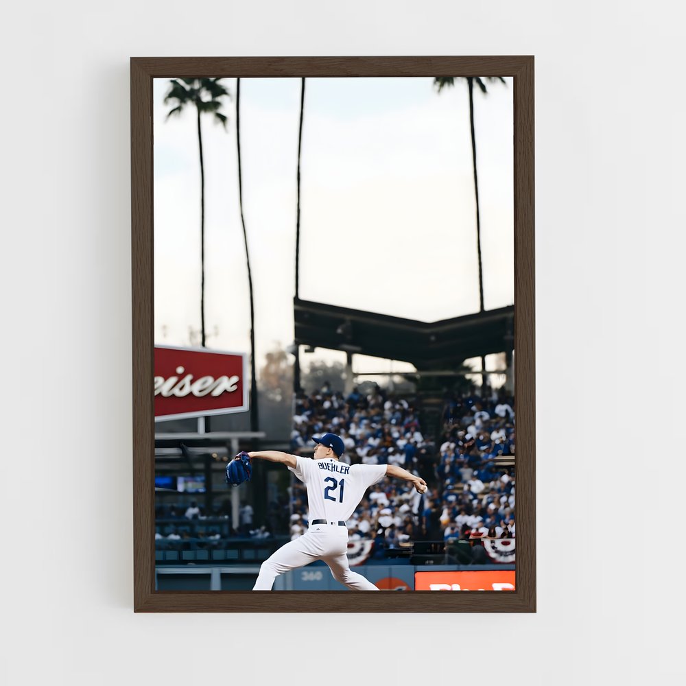 Poster Walker buehler lance – affiche Baseball (vue 5)